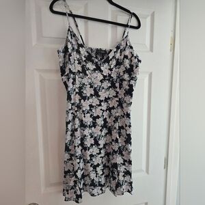 Intermix silk dress